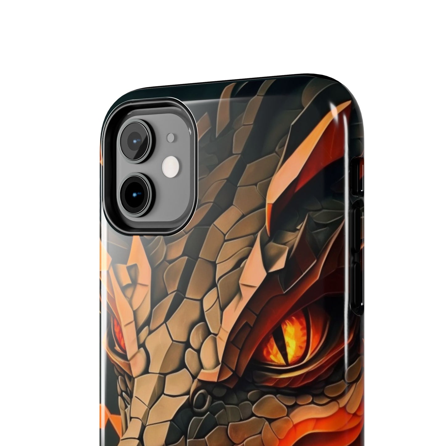 A Tough Phone Case with a Fierce Dragon.