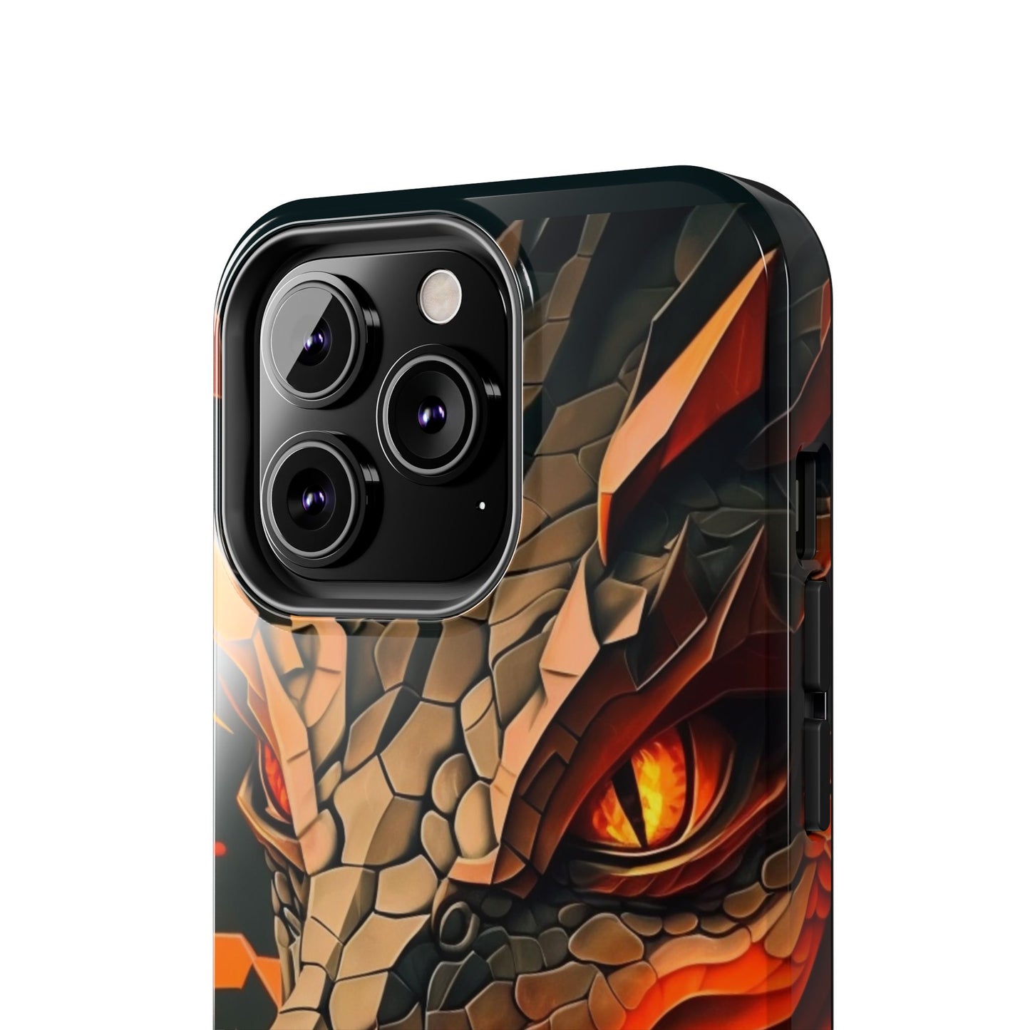 A Tough Phone Case with a Fierce Dragon.