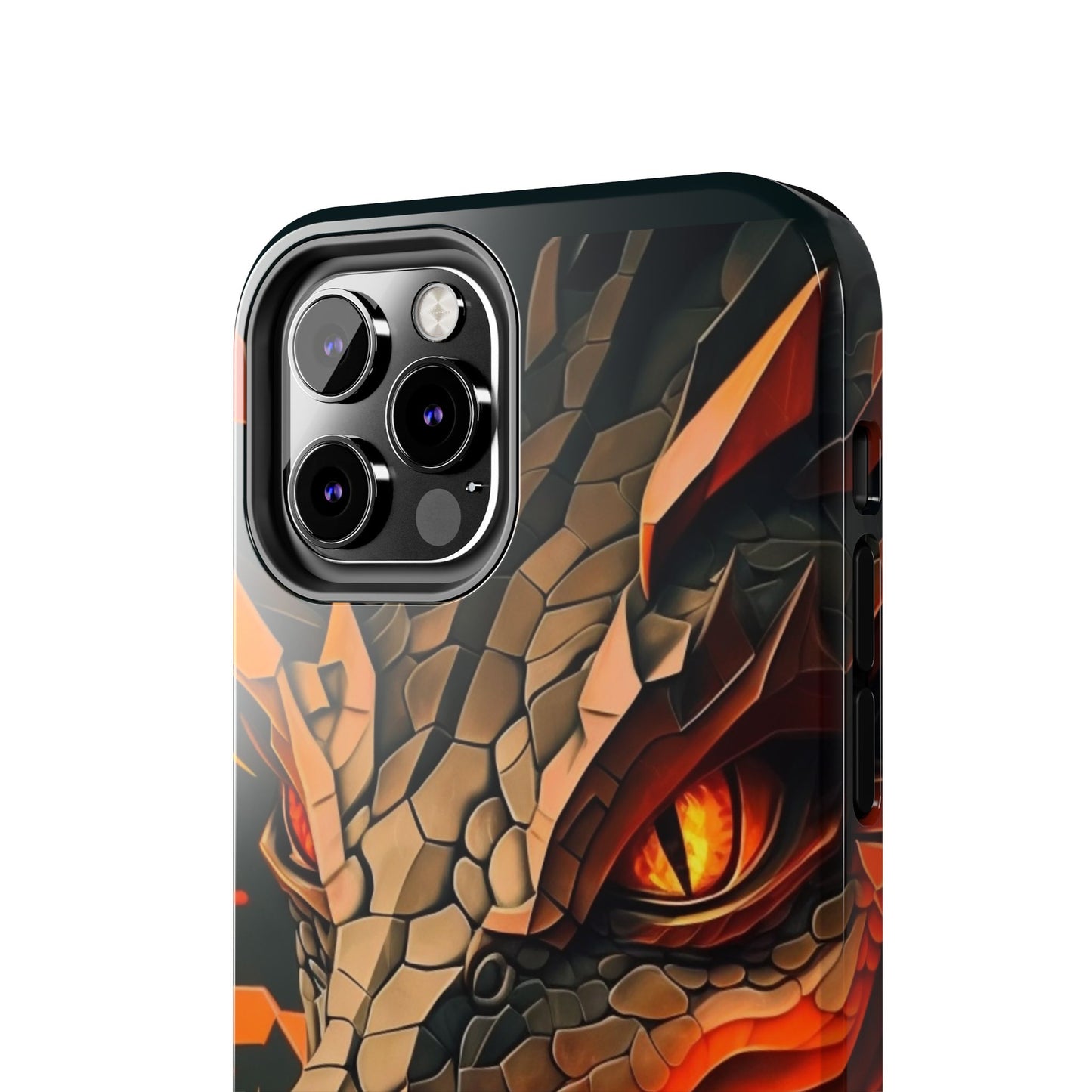 A Tough Phone Case with a Fierce Dragon.