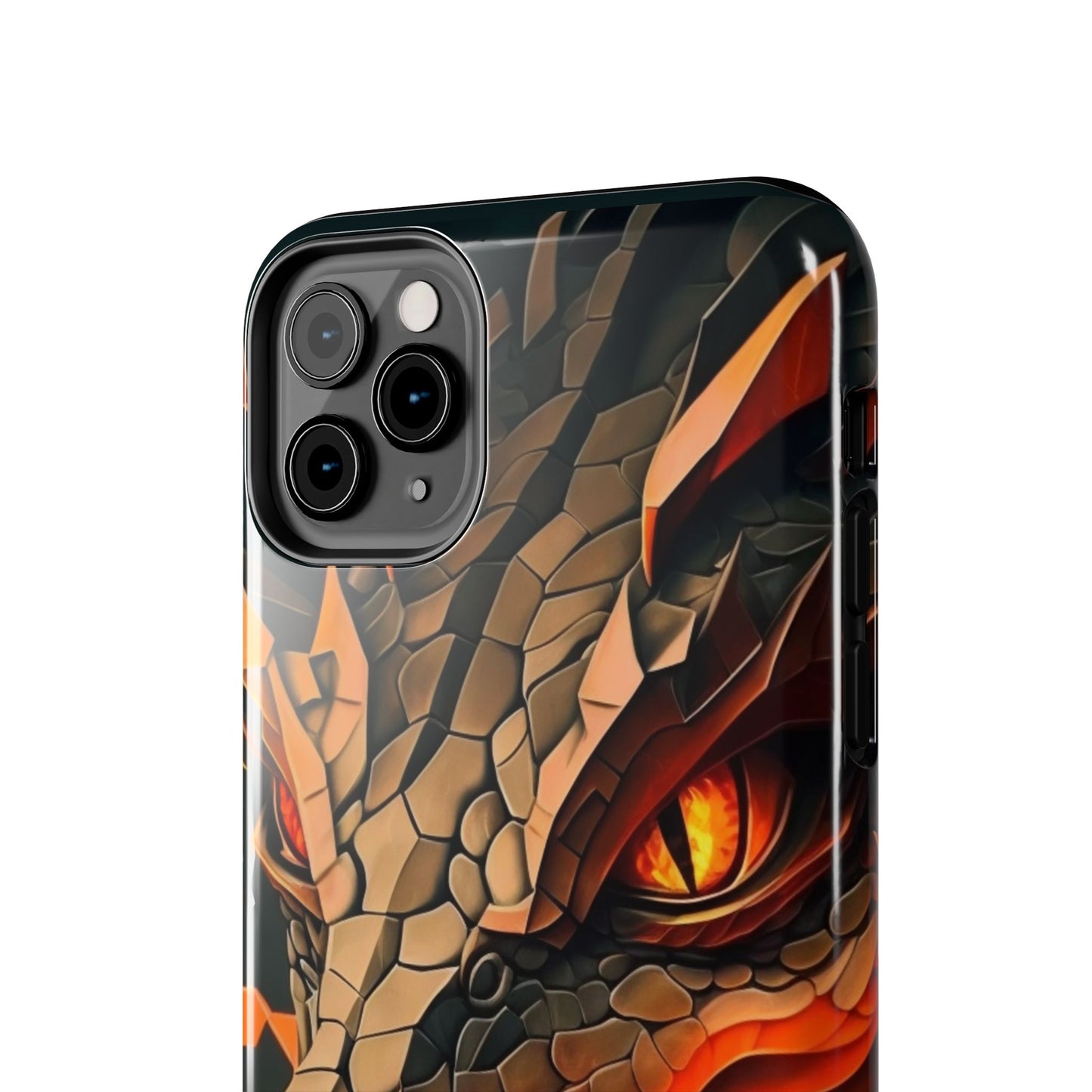 A Tough Phone Case with a Fierce Dragon.