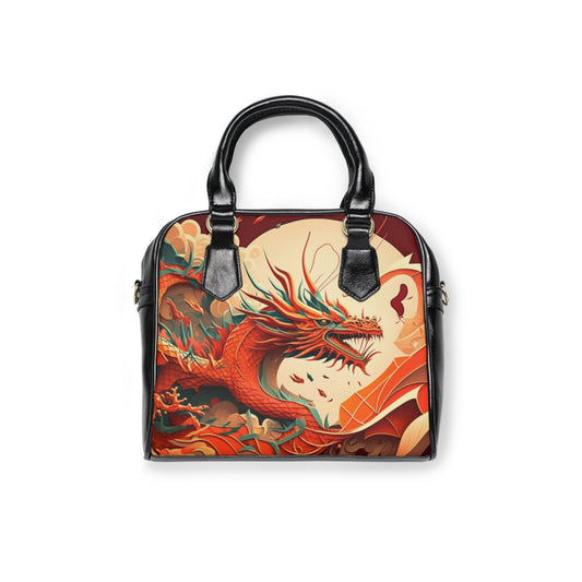 Custom Dragon Shoulder Handbag