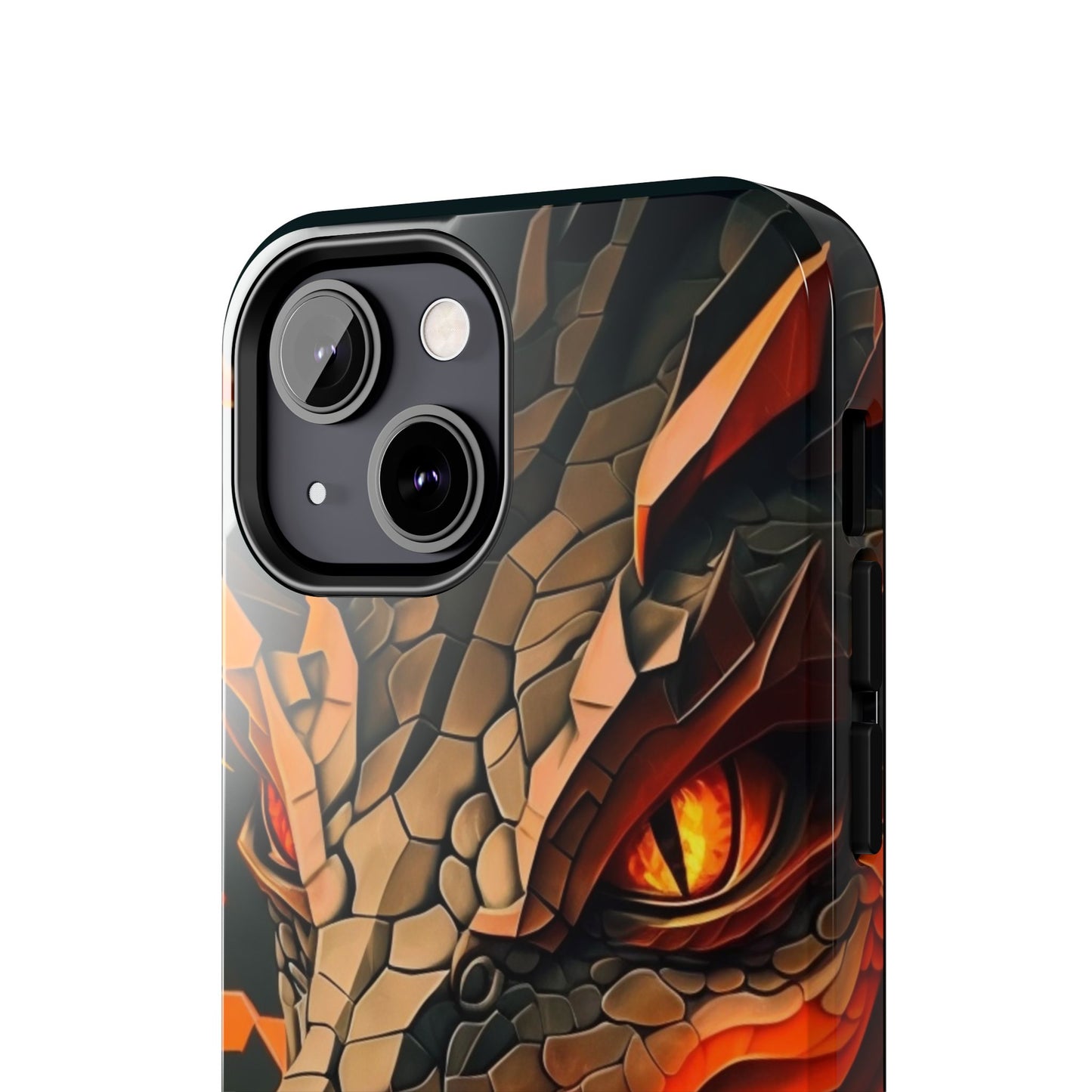 A Tough Phone Case with a Fierce Dragon.