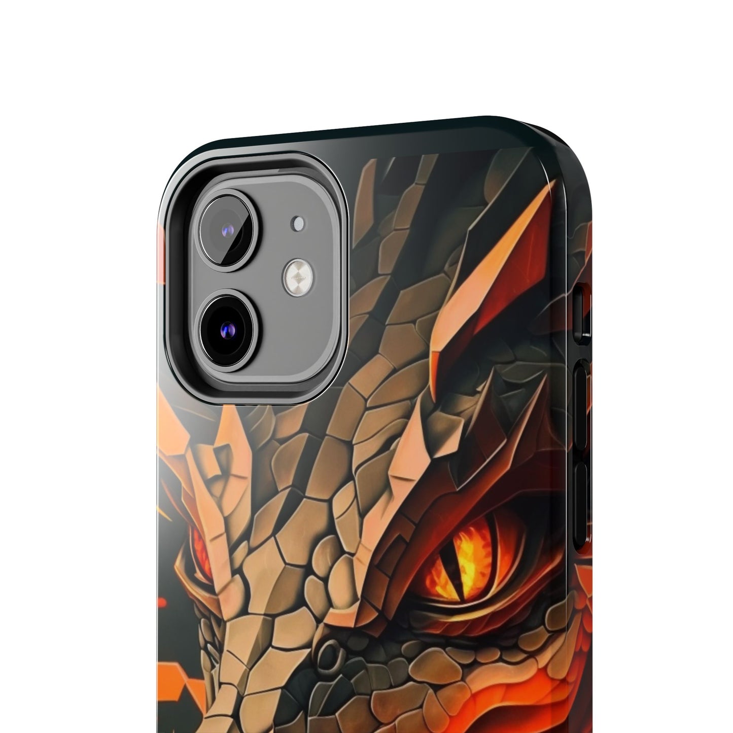 A Tough Phone Case with a Fierce Dragon.