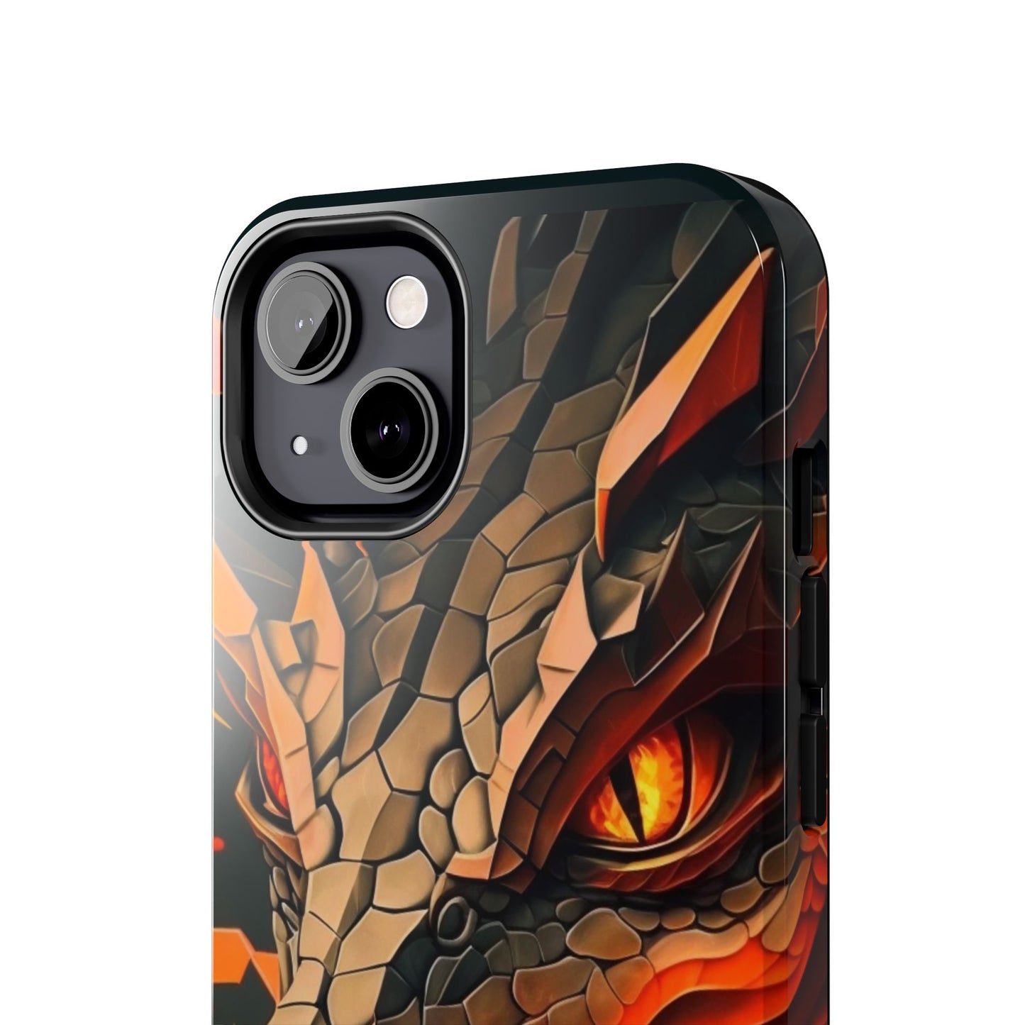 A Tough Phone Case with a Fierce Dragon.