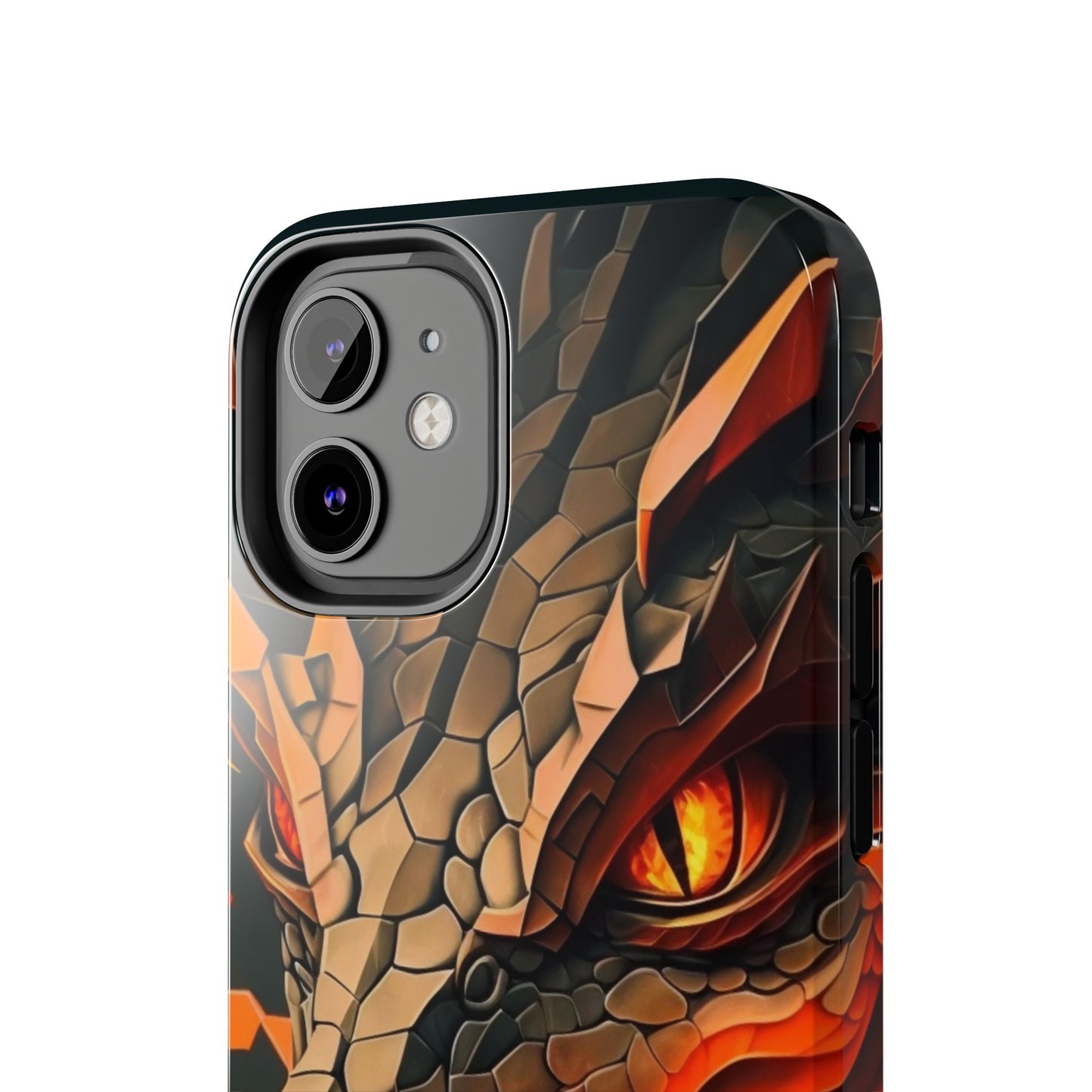 A Tough Phone Case with a Fierce Dragon.